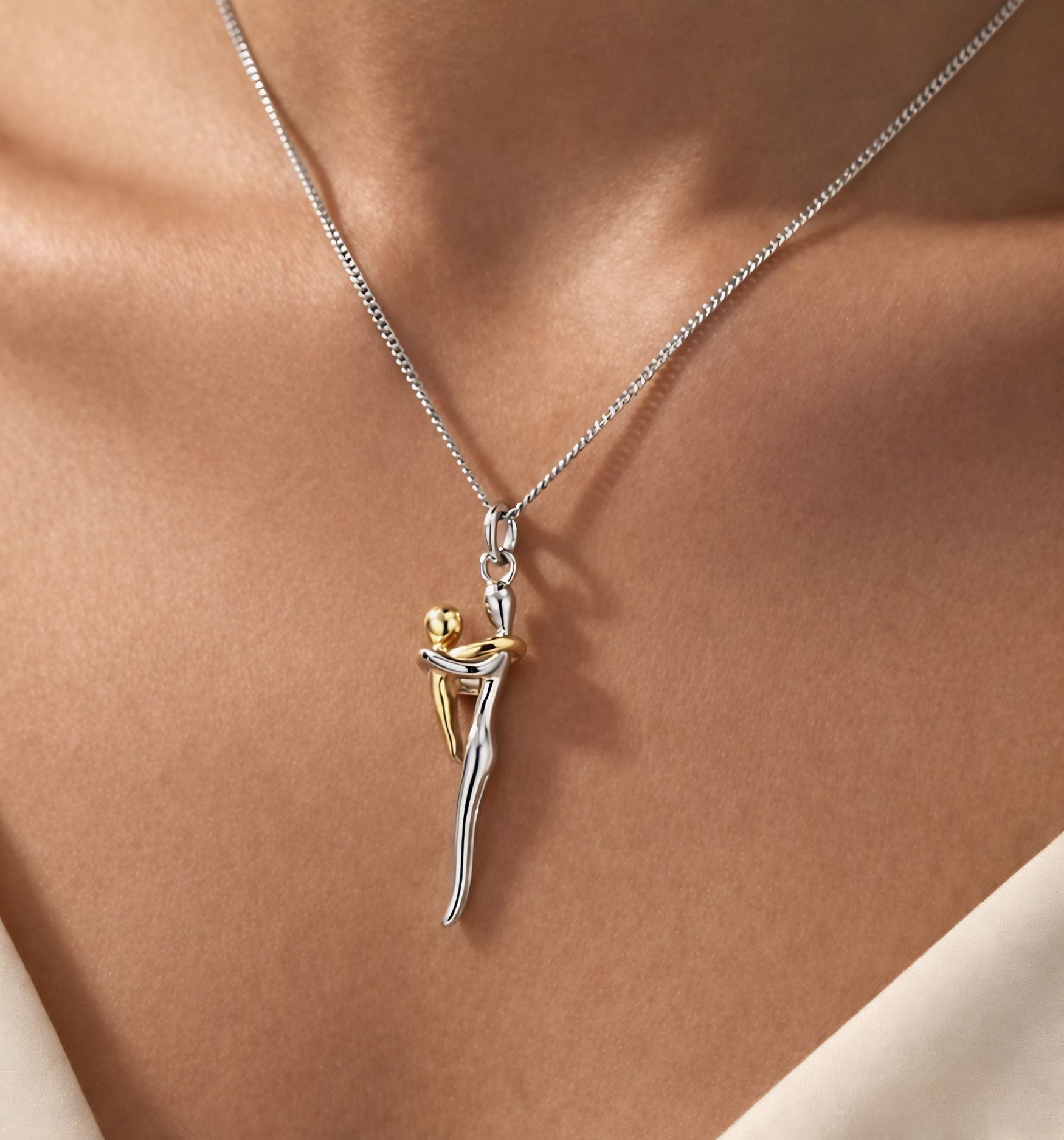 Collier Mère & Enfant porté