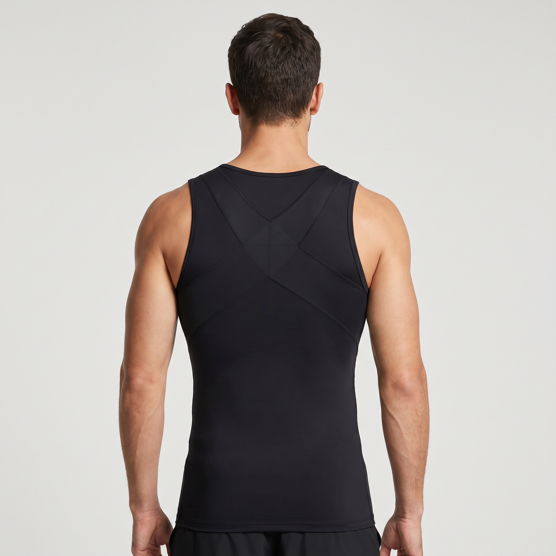 Voriski Shape Tank back view - posture support panel