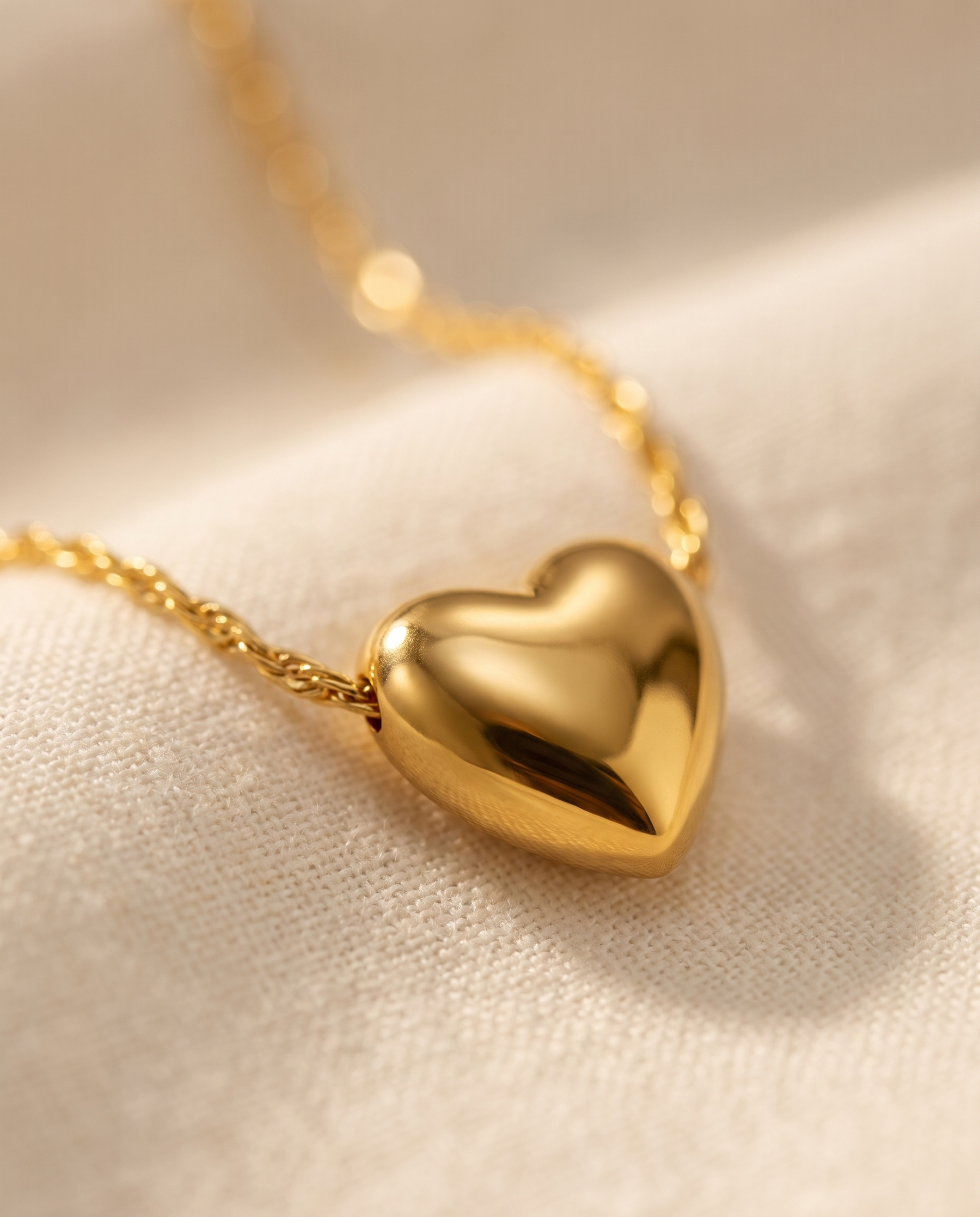 Collier cœur Voriski dans son écrin