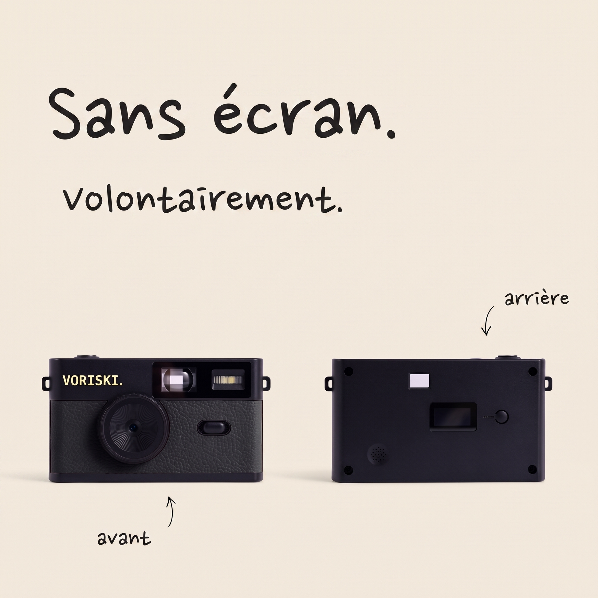 Black — Sans écran, volontairement